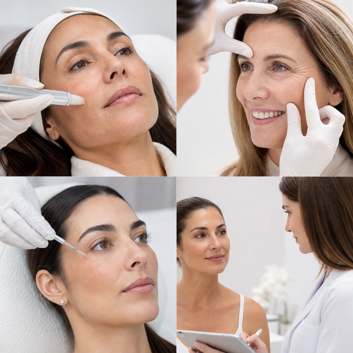 Polirrevitalización facial con vitaminas